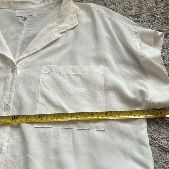 DEAR JOHN DENIM
CALI TIE FRONT SHIRT WHITE Size M - Picture 12 of 13